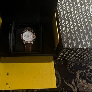 18k yellow gold and stainless steel Breitling J Class Chronograph 40MM